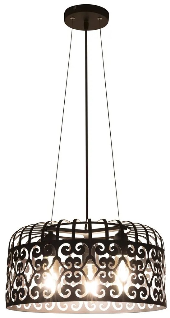 Pendul design clasic ALESSANDRA negru mat 2158 RX