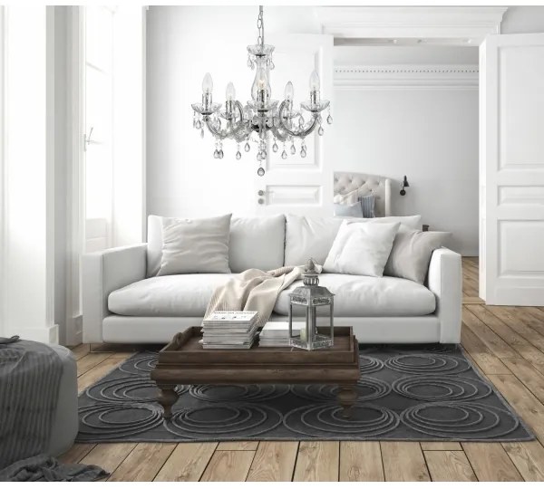 Lustră pe lanț Globo 63116-5 CUIMBRA 5xE14/40W/230V