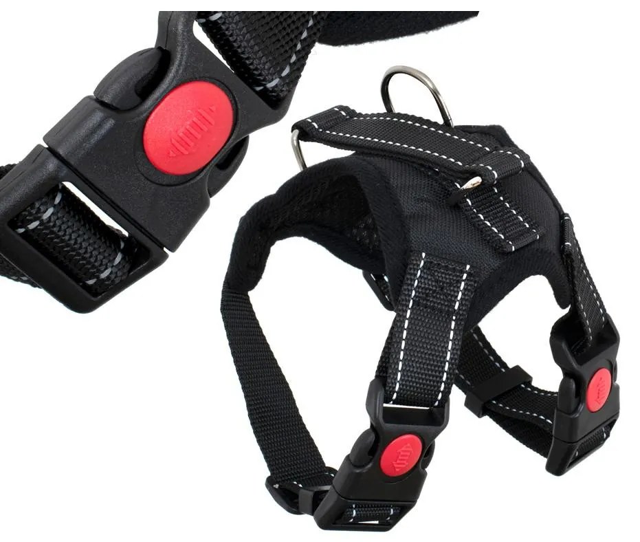 Ham pentru caini, reflectorizant, confortabil, marime S