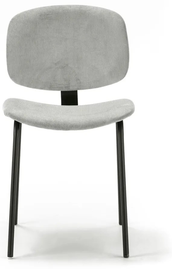 Scaune de dining gri 2 buc. Arus – Marckeric