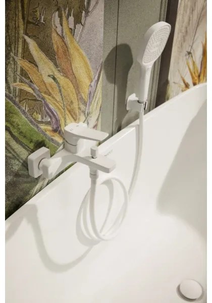 KFA Armatura 4524-010-44 - Baterie pentru cadă MALAGA, albă