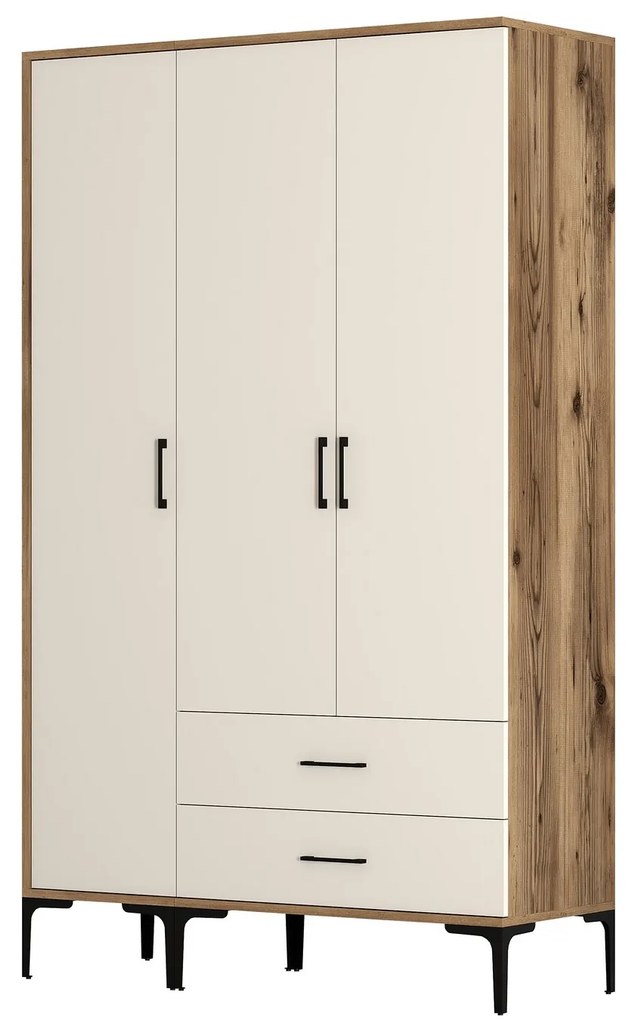 Dulap de haine Kiara ST (Nuc + Crem). 1088346
