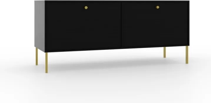 Comodă TV, 121x41x50, Tili 2, ADRK Furniture (Culoare: Bej nisipos / Bej nisipos)