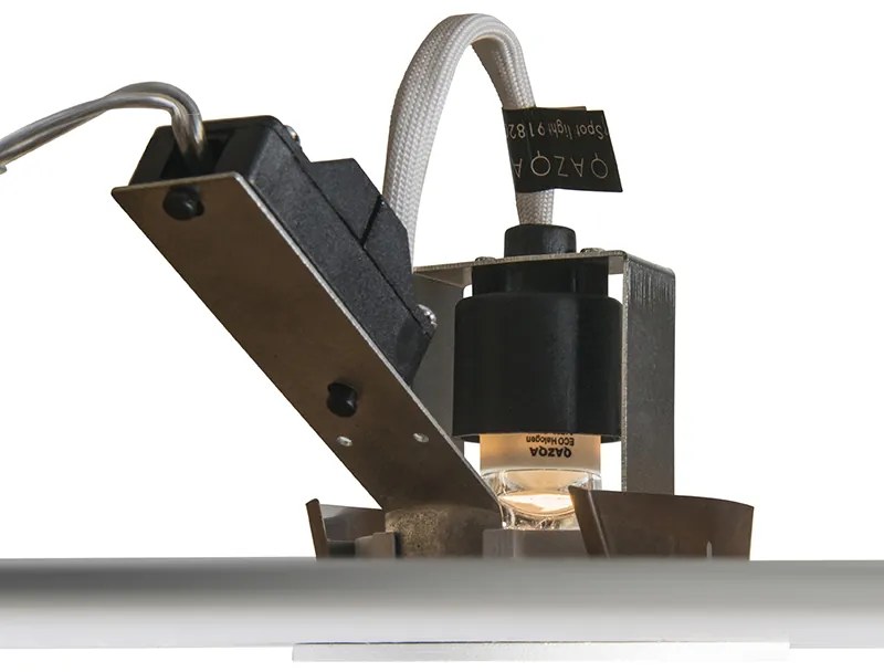 Set de 10 spoturi îngropate albe reglabile - Cisco