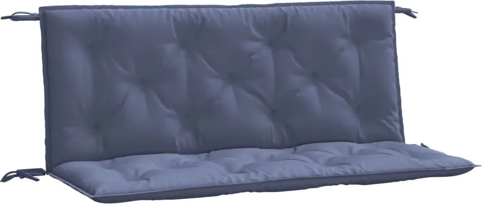 vidaXL Perne bancă de grădină 2buc. bleumarin 120x50x7cm textil oxford