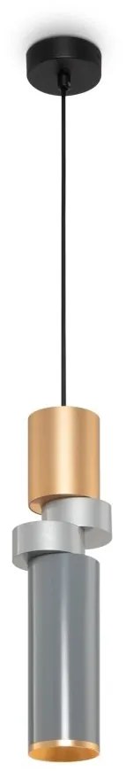 Pendul design modern Palette gri, auriu, argintiu