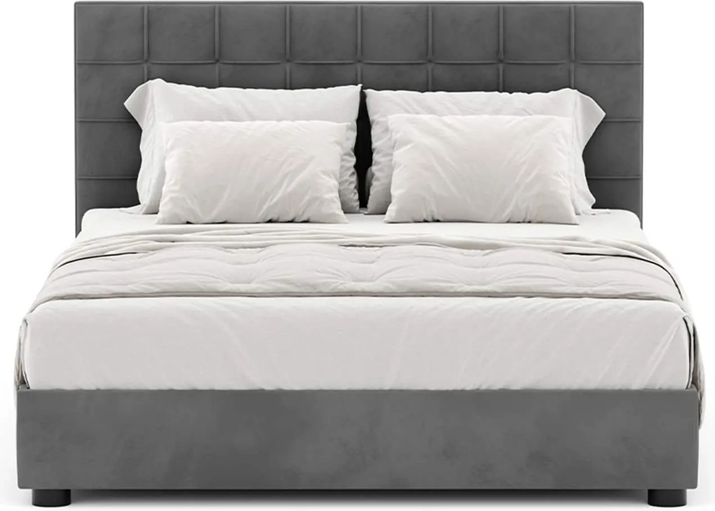 Pat Drimus Tapitat cu Saltea 120/140/160/180x200cm - 120x200