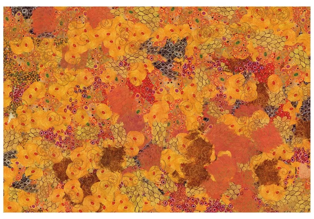 Tapet autoadeziv abstracție în stilul lui G. Klimt