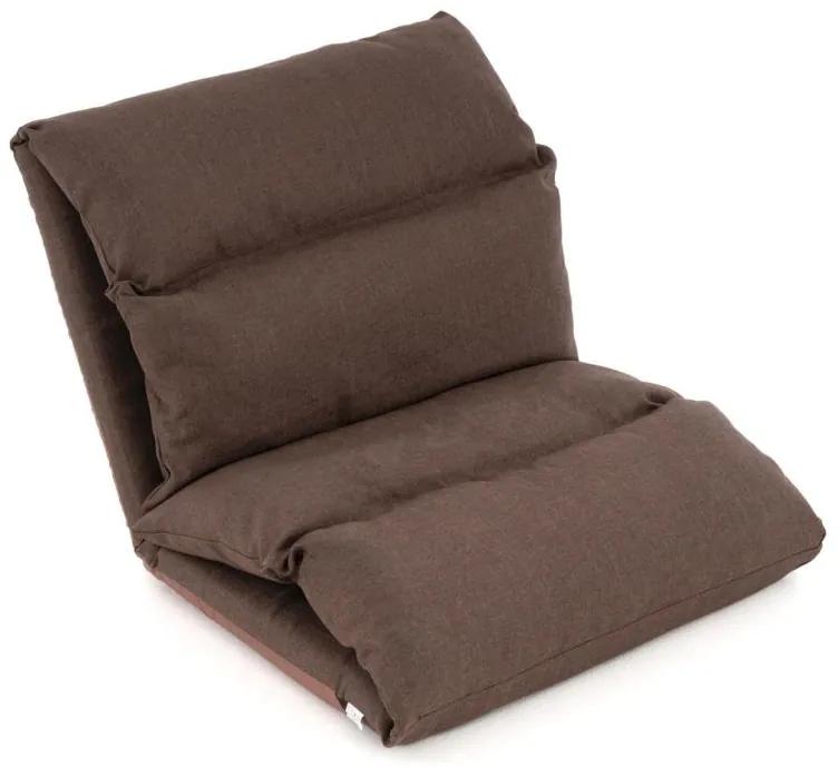 Canapea reglabilă Relax Lounger - maro