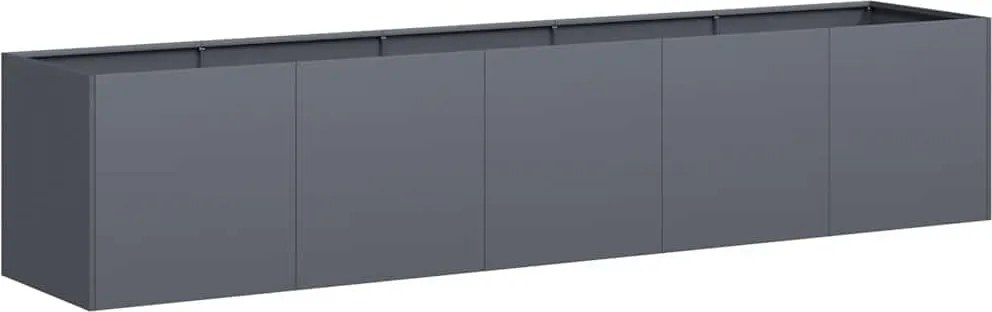 vidaXL Jardinieră antracit 200x40x40 cm oțel laminat la rece
