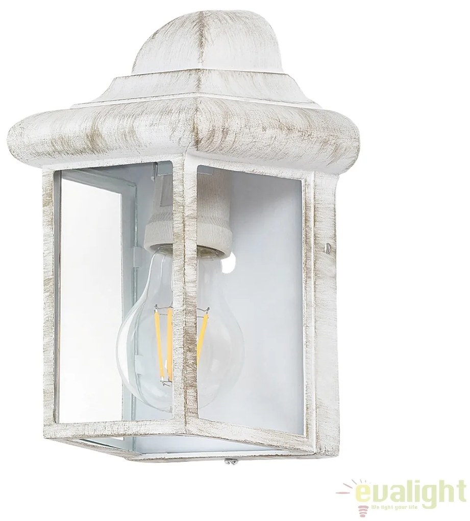 Aplica exterior stil clasic Norvich alb patinat 8753 RX
