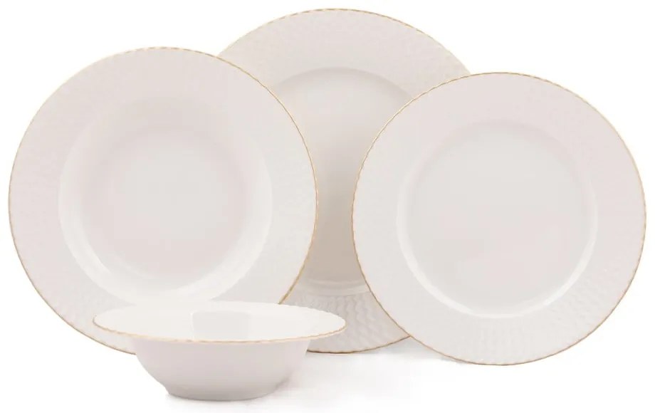 Set veselă 24 piese din porțelan Kutahya Galla