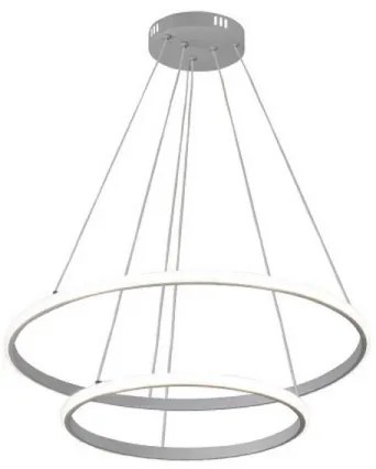 Candelabru suspendat LED dimabil pe cablu, 55 W, 230 V, 3000–6500 K, Ø 60 cm + telecomandă