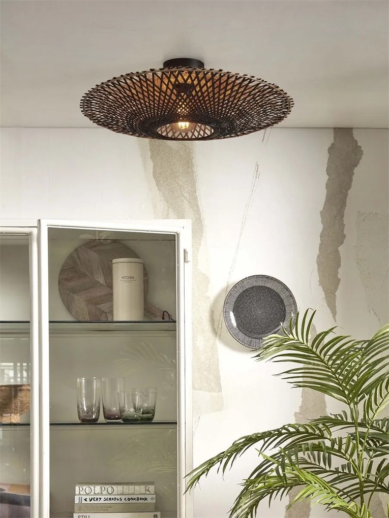 Plafoniera eco din bambus Kalimantan 60cm nat/bl