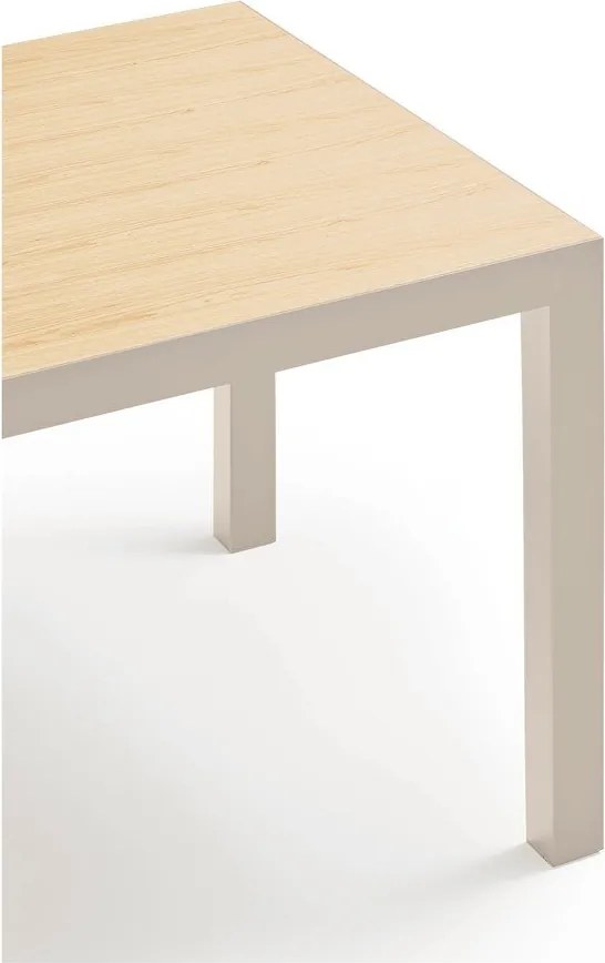 Masă de dining cu blat din lemn de stejar 75x180 cm Alma – Teulat