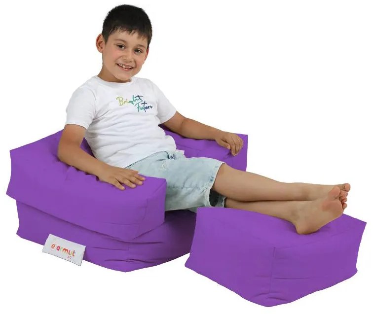 Fotoliu puf Kiddo (violet). 1101674
