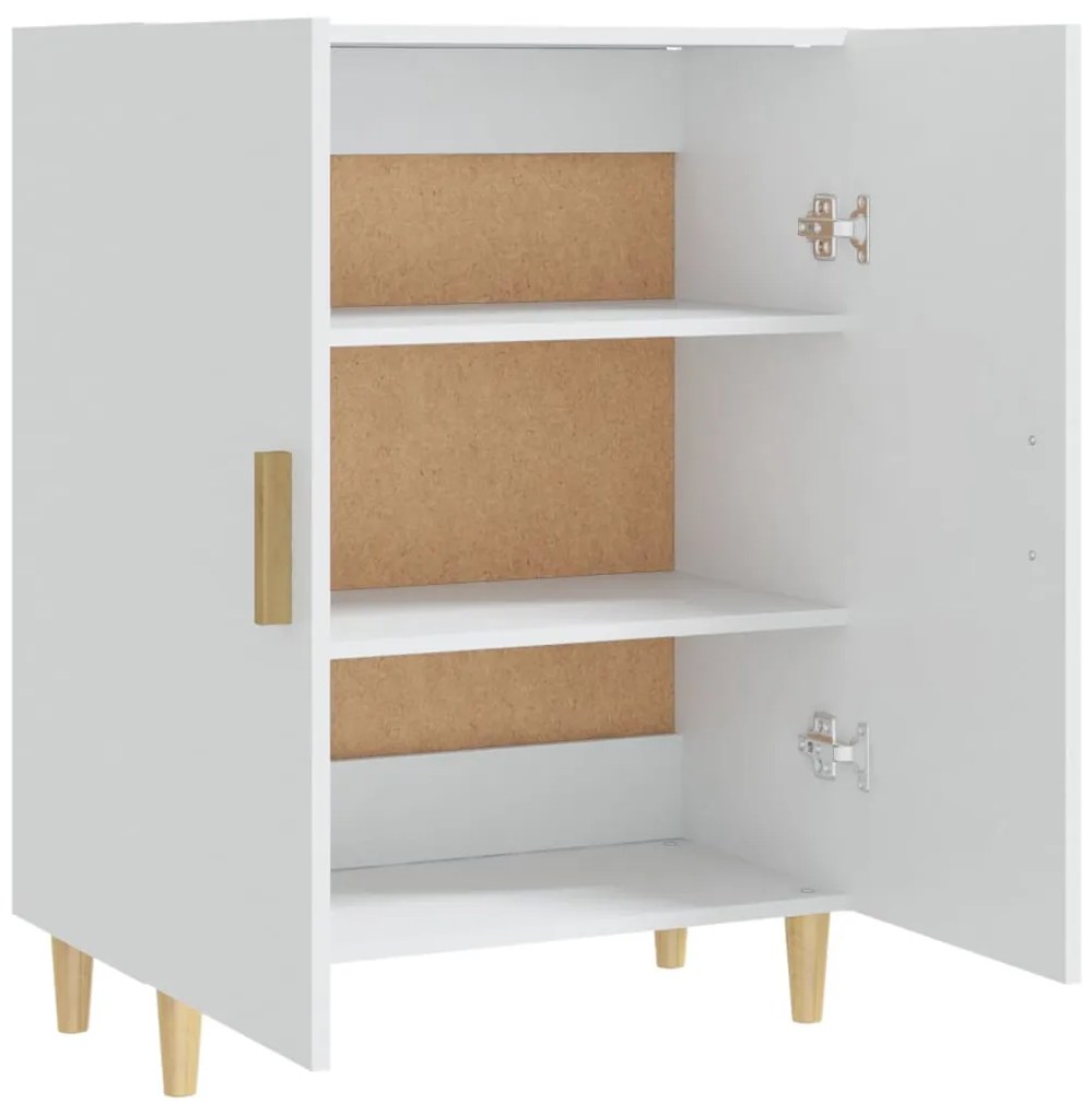 Servanta, alb, 70x34x90 cm, lemn prelucrat 1, Alb