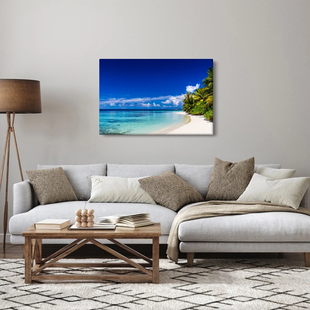 Tablou - Plaja tropicală (90x60 cm)