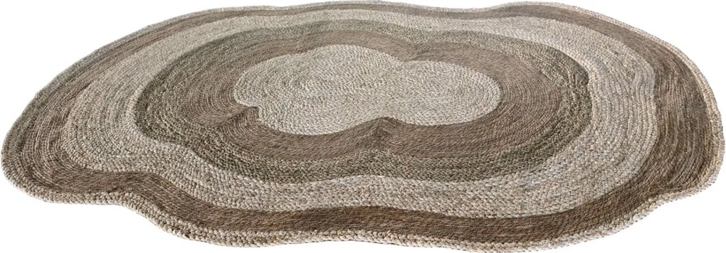 Covor din fibră de porumb împletit manual, natur, bicolor, 120 x 180 cm, „Raucourt”