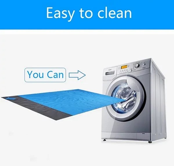 Zaparkorun Pătură mare pentru plajă sau natură - albrasta