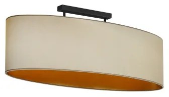 Lustră aplicată Duolla OVAL VEGAN 2xE27/15W/230V bej