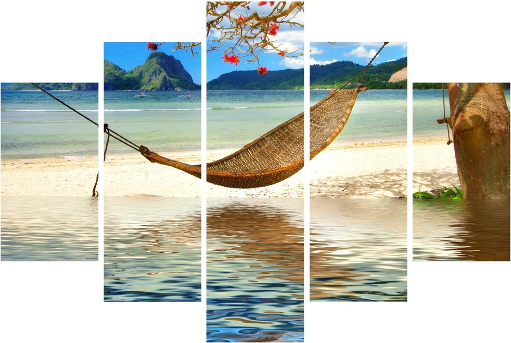 Tablou - Relax la plajă (150x105 cm)