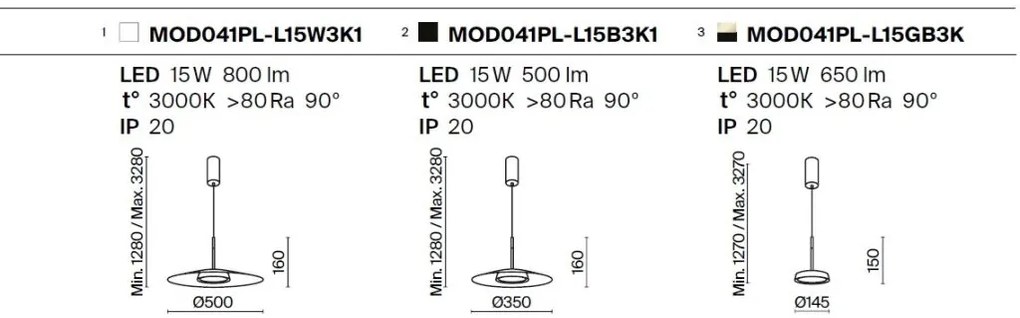 Lustra/Pendul LED design modern El 35cm negru/auriu