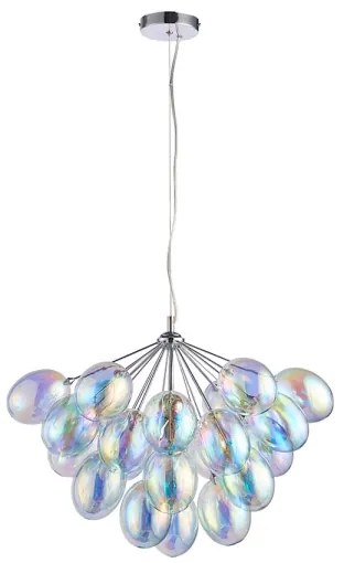 Endon 76450 - Lustră INFINITY suspendată pe cablu, 6xG9/28W/230V, multicoloră