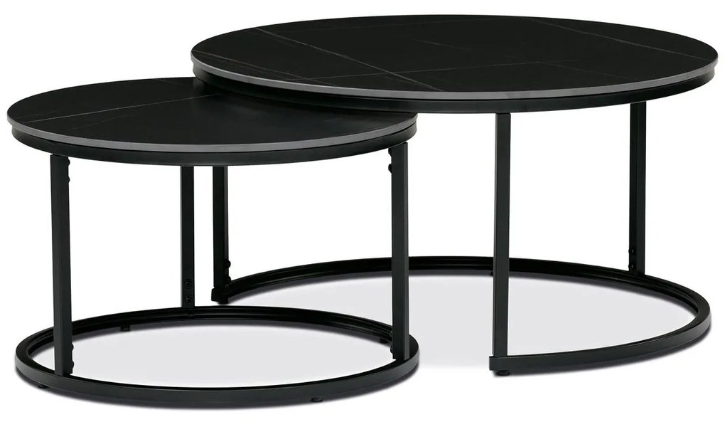 Set 2 măsuțe de cafea Azufre (negru). 1121141