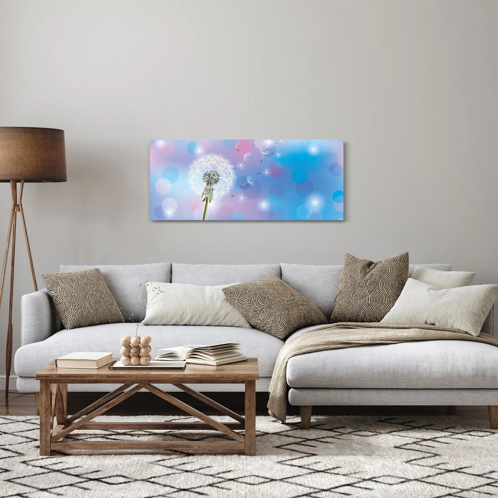 Tablou - Păpădie în vânt (120x50 cm)