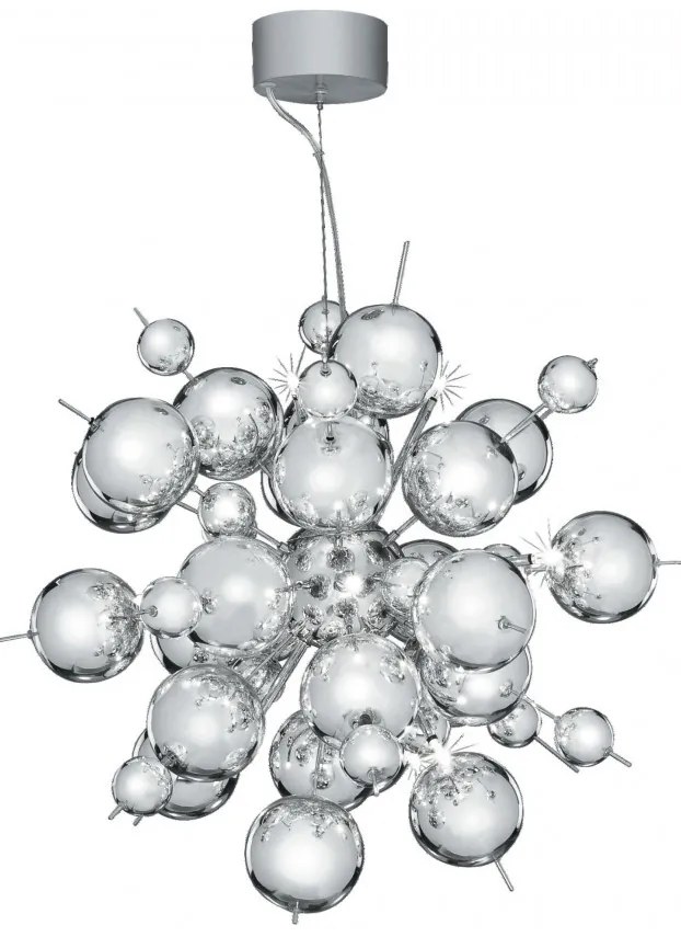 Lustra eleganta design ultra-modern Molecule crom 8312-12CC SRT