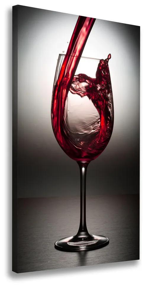 Tablou pe pânză canvas Vin rosu