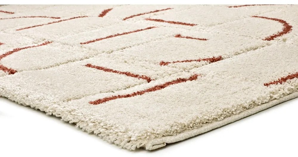 Covor cărămiziu-crem 60x120 cm Brenda – Universal