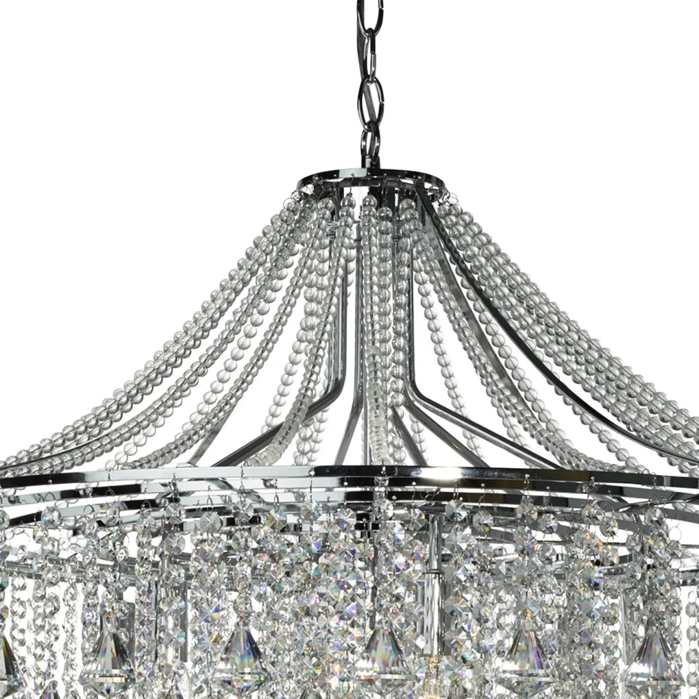 Lustra cristal casa scarii design LUX Dorchester 7L 3497-7CC SRT