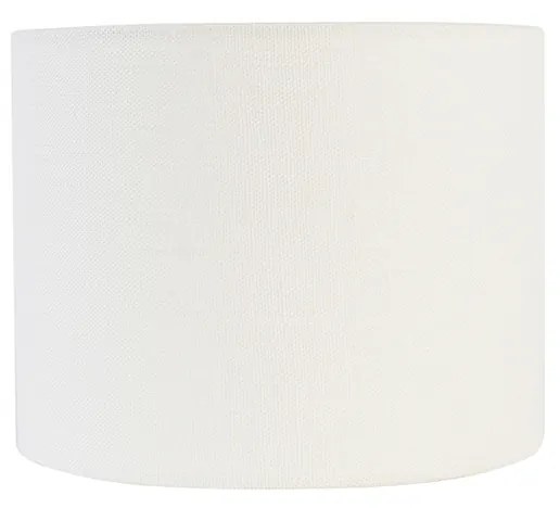Abajur din bumbac alb | 18/18/14