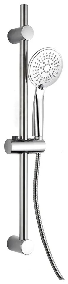 Set de duș argintiu mat din plastic 70 cm cu duș de mână Hydro – douceur d'intérieur