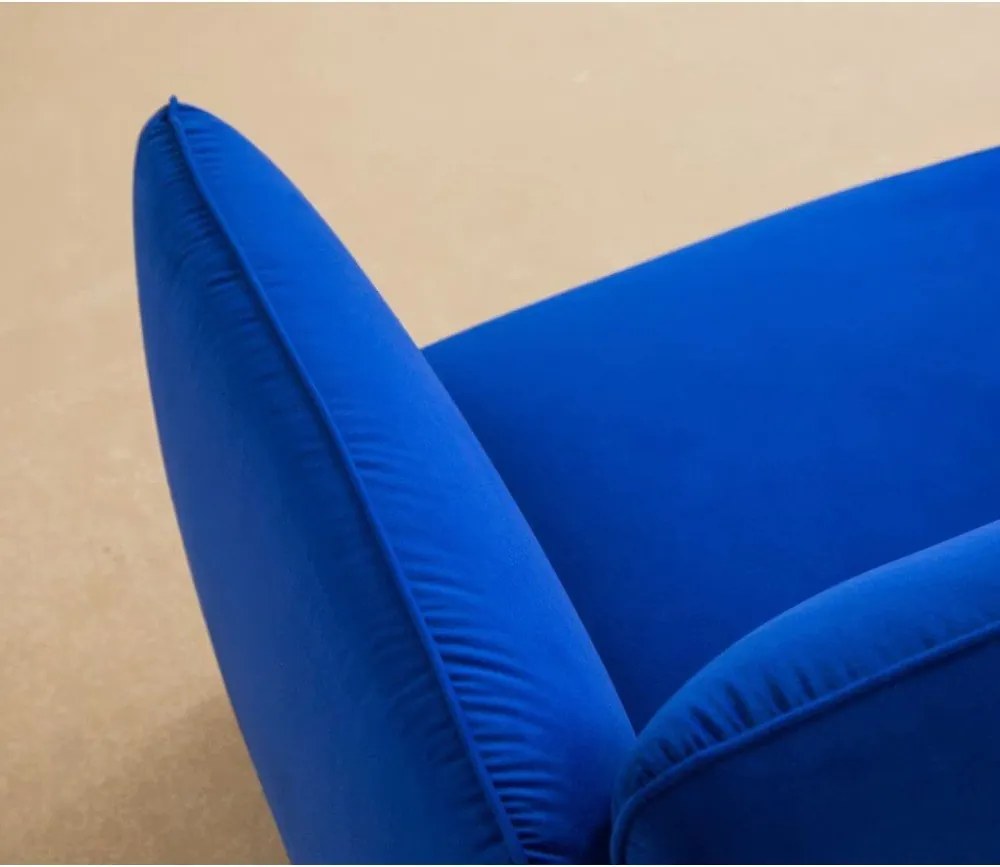 Canapea gri deschis cu tapițerie din chenille 168 cm Georgia – Micadoni