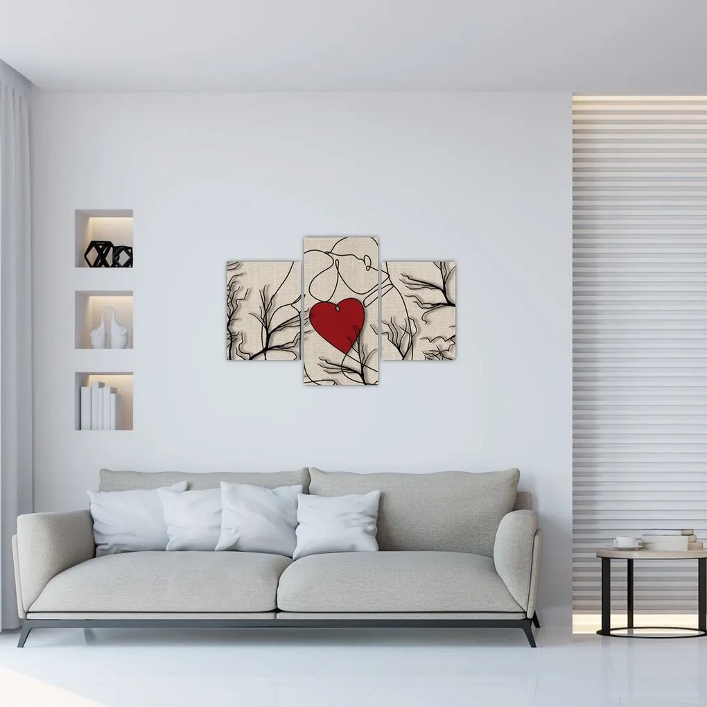 Tablou - Pereche îndrăgostită (90x60 cm)