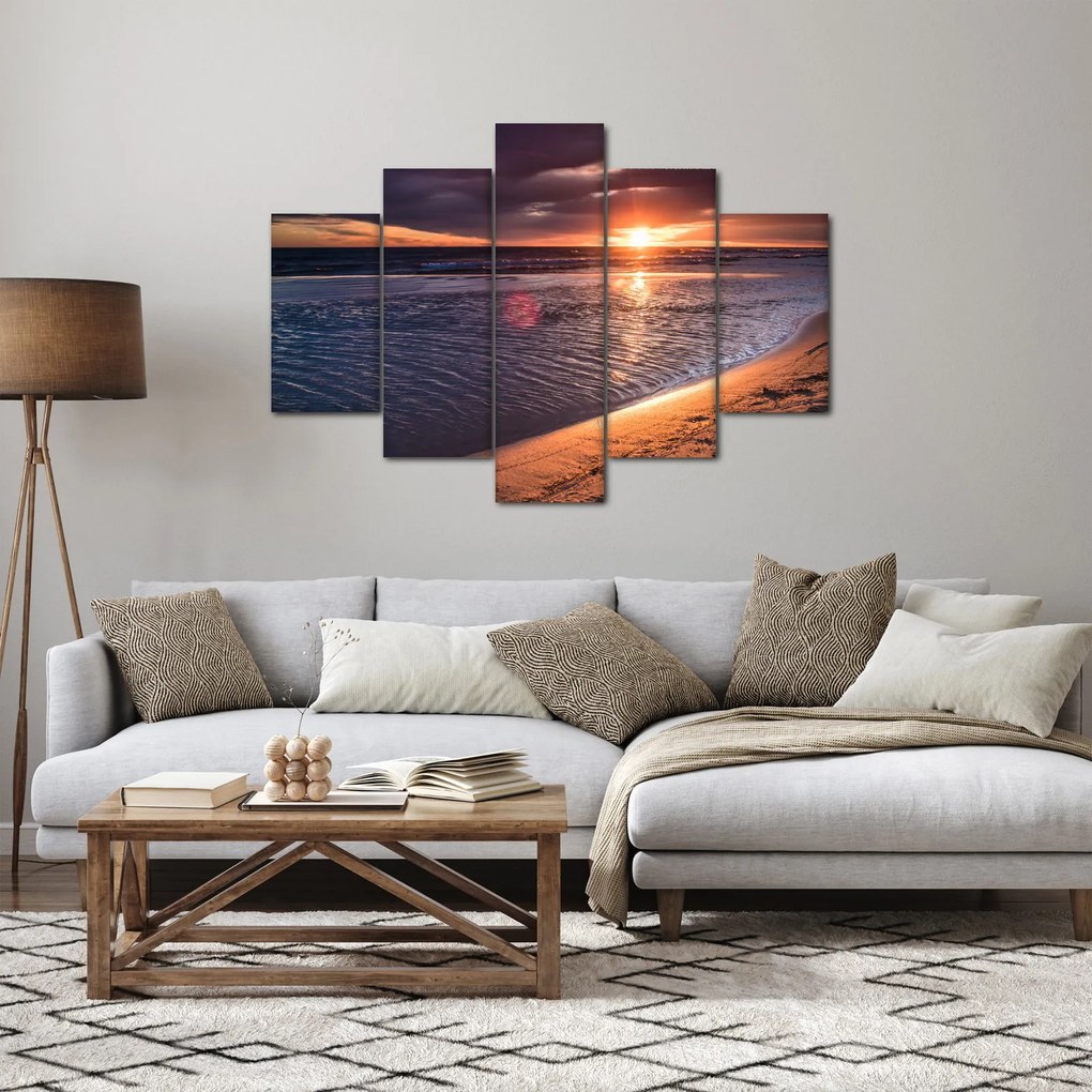Tablou cu apus de soare (150x105 cm)
