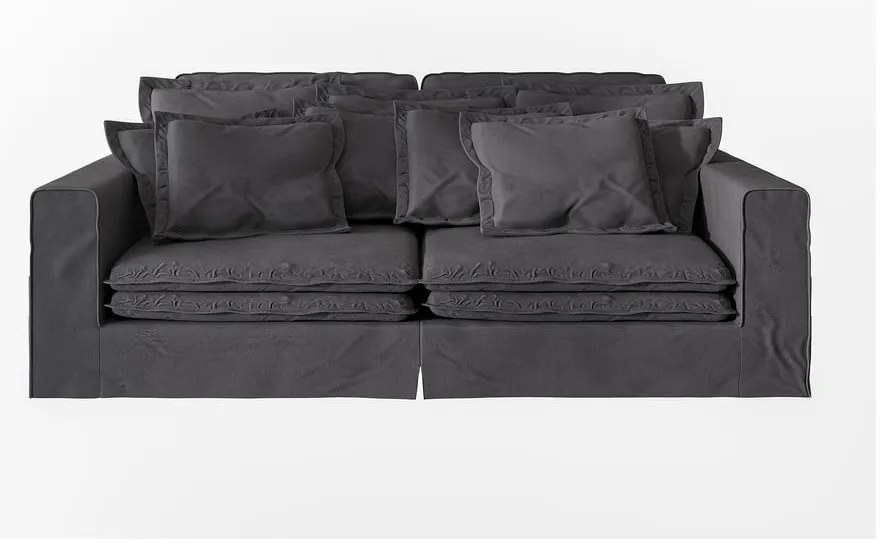 Canapea gri antracit 236 cm Nora – Ropez