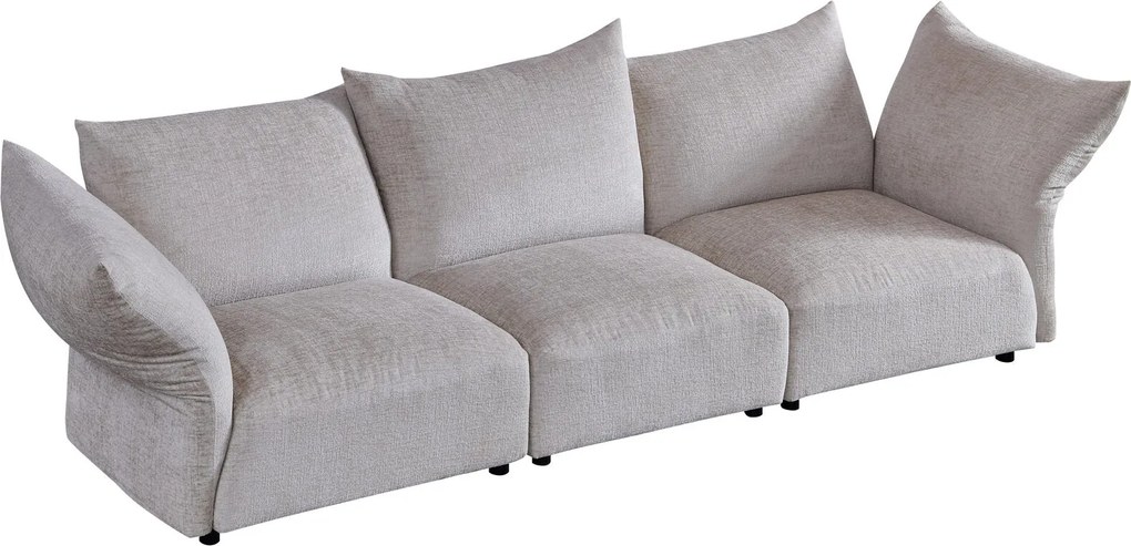 Canapea semirotunda dumonde cu șezut confortabil din spumă HR Vogue 460x131 cm