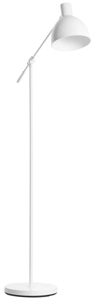 HOMCOM Lampa de podea in design industrial, ajustabila in inaltime, comutator de podea; 30 cm x 30 cm x 131 cm, Negru | Aosom Romania