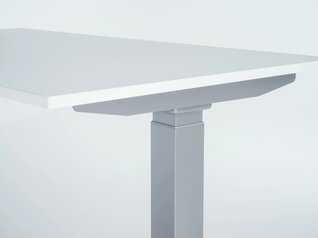 Viva Little, Birou reglabil electric, două motoare - Negru - Alb - 1200x650x18