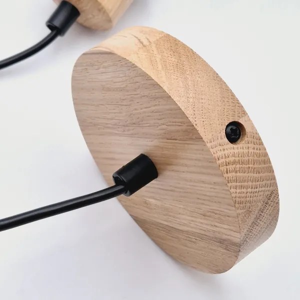 Lustră pe cablu Brilagi WOODY BASKET 1xE27/60W/230V stejar