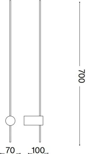 Aplică LED ESSENCE LED/11W/230V alb Ideal Lux