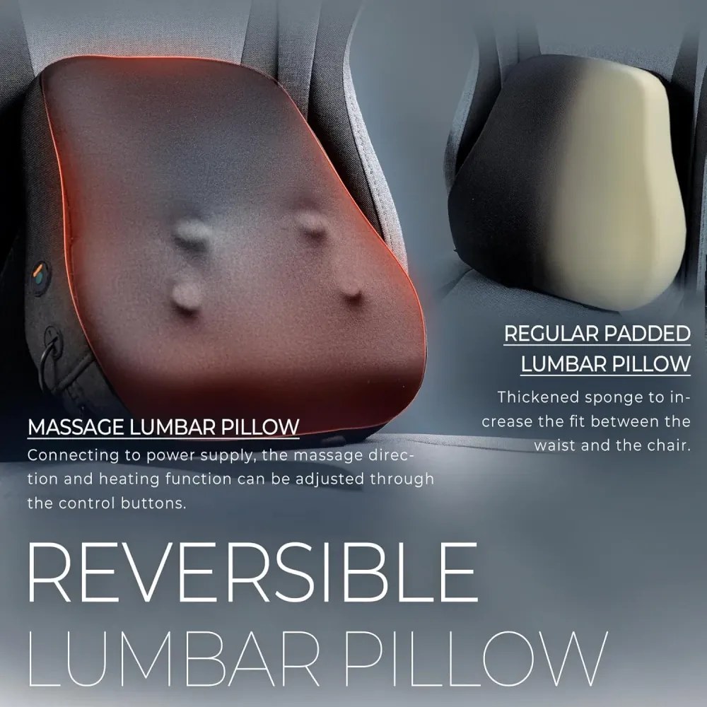 ErgoRelax Pro JD– Scaun Gaming Ergonomic, Masaj Lombar si Incalzire, Spătar Rabatabil 155°, Suport picioare, Material textil, Gri/Negru