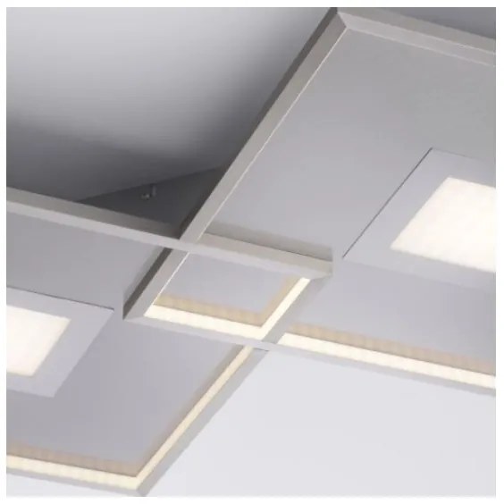 Plafonieră LED dimabilă AMARA LED/45W/230V crom Paul Neuhaus 8378-55 + telecomandă