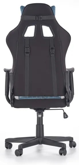 Scaun de birou KODA, gri deschis/albastru