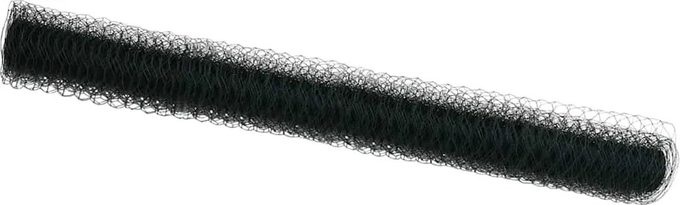 vidaXL Gard hexagonal Verde 1,5 x 50 m PVC