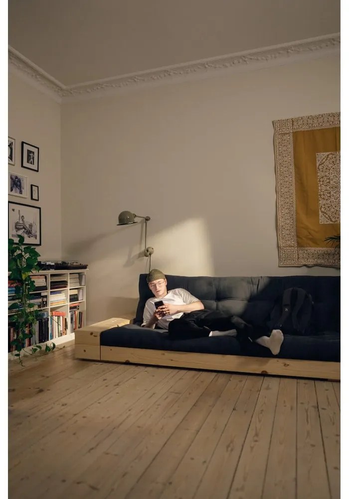 Canapea crem extensibilă 244 cm Base – Karup Design